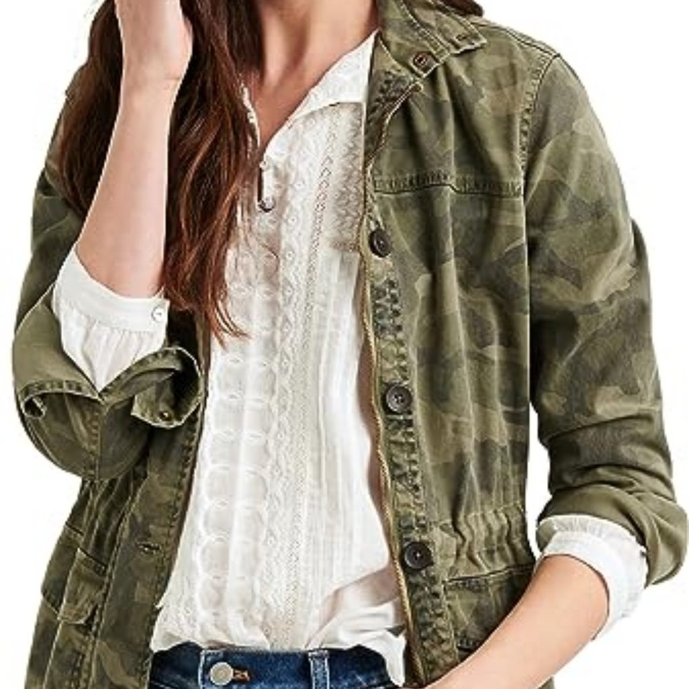 🔥Lucky Brand Camo Utility jacket